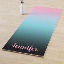 Search for modern yoga mats Girly