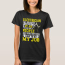 Search for electrician womens tshirts Dad