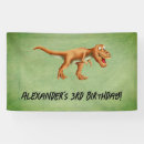 Search for dinosaur birthday banners Stomp chomp and roar