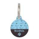 Search for bone pet tag Blue