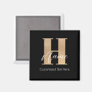 Search for alphabets magnets Monogrammed