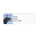 Search for flat return address labels Dog