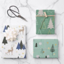 Search for forest green and white wrapping paper Winter