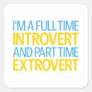 Search for introverted stickers Typography