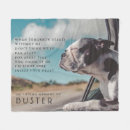 Search for pet memorial blankets In memory of