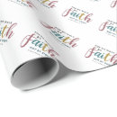 Search for faith wrapping paper Bible verse