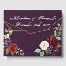 Search for plum wedding guest books Geometric