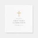 Search for religious napkins First holy communion