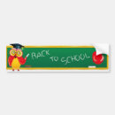 Search for back to school bumper stickers Owl