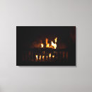 Search for fireplace canvas prints Flame