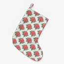 Search for poinsettia christmas stockings Floral