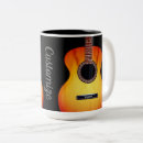 Search for acoustic guitar mugs Black
