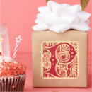 Search for monogram initial letter stickers Typography