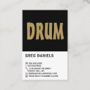 Search for musician drummer business cards Musicians