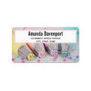 Search for ice cream return address labels Pastel colours