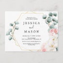 Search for his and her shower invitations Floral
