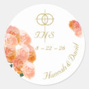 Search for peach and gold stickers Names