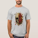 Search for floral skull tshirts Roses
