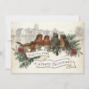Search for village christmas cards Bird