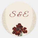 Search for cream and red wedding stickers Couple