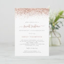 Search for rose sweet 16 invitations Sparkle