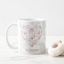 Search for geometric gold mugs Marble