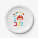 Search for funny birthday plates Clown