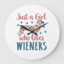 Search for sausage dog clocks Cute