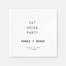 Search for welcome napkins Black and white