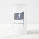 Search for pirate beer glasses Jolly roger