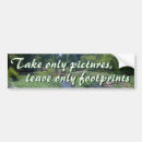 Search for footprints bumper stickers Nature