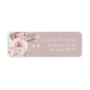 Search for blush wedding return address labels Rose
