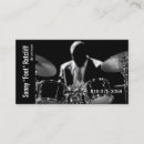 Search for musician drummer business cards Band
