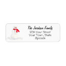 Search for red scarf return address labels Winter