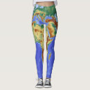 Search for world map leggings Continent