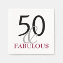 Search for birthday paper napkins 50th