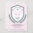 Search for tennis club invitations Itinerary