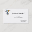 Search for hummingbird business cards Watercolor