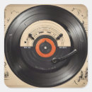 Search for records square stickers Music