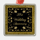 Search for 50th wedding anniversary christmas tree decorations Black