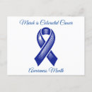 Search for awareness month postcards Blue