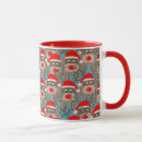 Search for the red nosed reindeer mugs Face