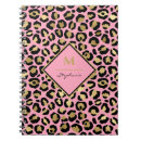 Search for leopard print notebooks Gold