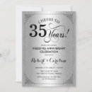 Search for 35 years invitations 35th anniversary