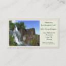 Search for waterfall business cards Flowers