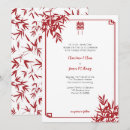 Search for modern chinese wedding invitations Red