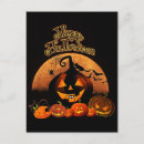 Search for pumpkin faces postcards Black cat