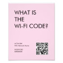 Search for wifi password posters Qr code