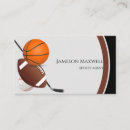 Search for sports agent business cards Black