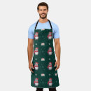 Search for green happy aprons Red and green